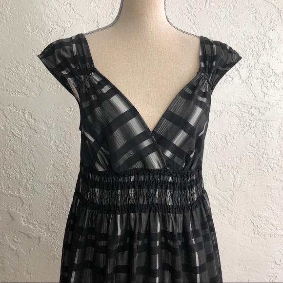 Zara Basic Black & White Dress Large - Picture 2 of 8